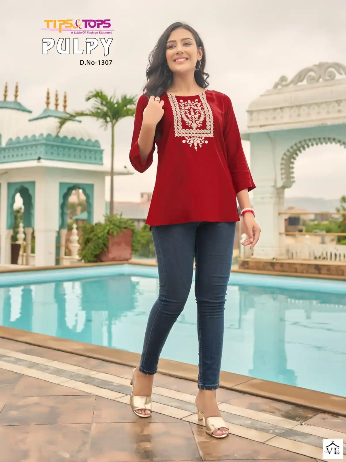 Tips & Tops Pulpy Vol 13 Heavy Rayon Slub Wholesale Fancy Kurtis Catalog — Wholesale Kurtis, MPA wholesale from Surat - Gallery Image 8