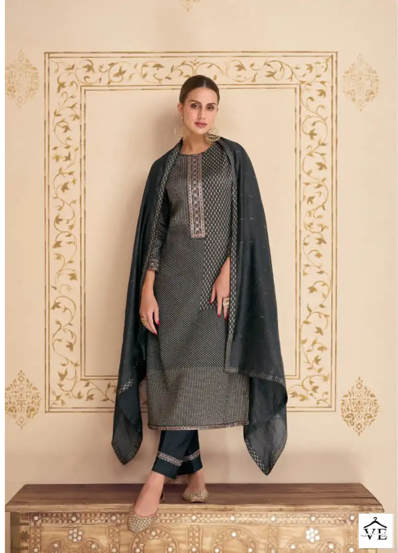 Kesar Paridhan Jam Satin Wholesale Designer Salwar Suit Catalog — Wholesale Salwar Suits, MPA wholesale from Surat - Gallery Image 4