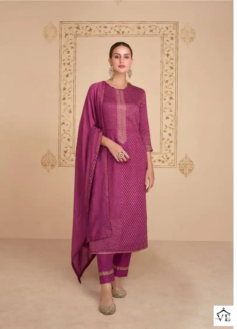 Kesar Paridhan Jam Satin Wholesale Designer Salwar Suit Catalog — Wholesale Salwar Suits, MPA wholesale from Surat - Gallery Image 5