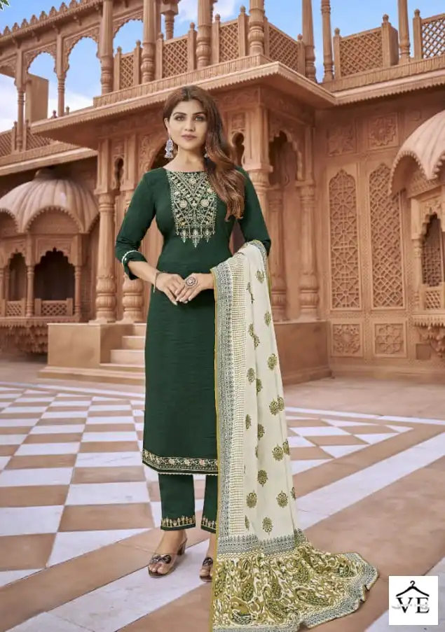 Kalaroop Purika Vol 9 Fancy Parampara Wholesale Readymade Salwar Suit Catalog — Wholesale Salwar Suits, MPA wholesale from Surat - Gallery Image 3