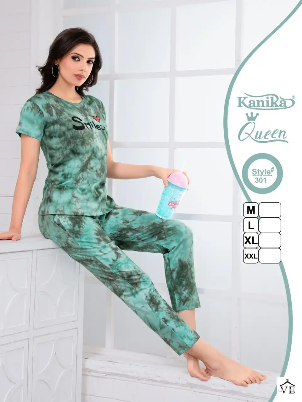 Kanika Queen Vol 3 Hosiery Cotton Wholesale Night Suit Catalog — Wholesale Kurtis, MPA wholesale from Surat - Gallery Image 2