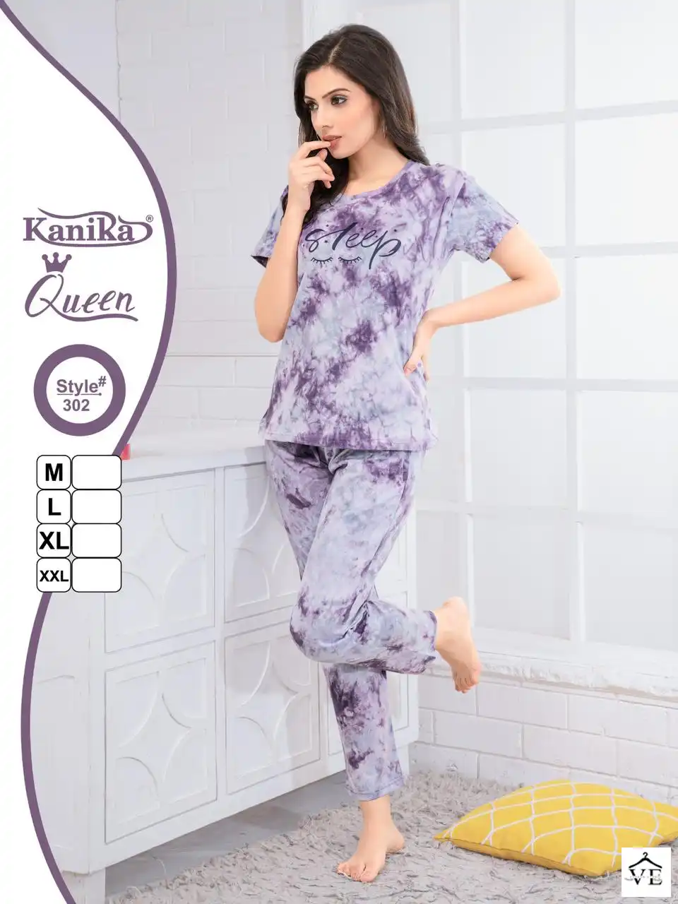 Kanika Queen Vol 3 Hosiery Cotton Wholesale Night Suit Catalog — Wholesale Kurtis, MPA wholesale from Surat - Gallery Image 3