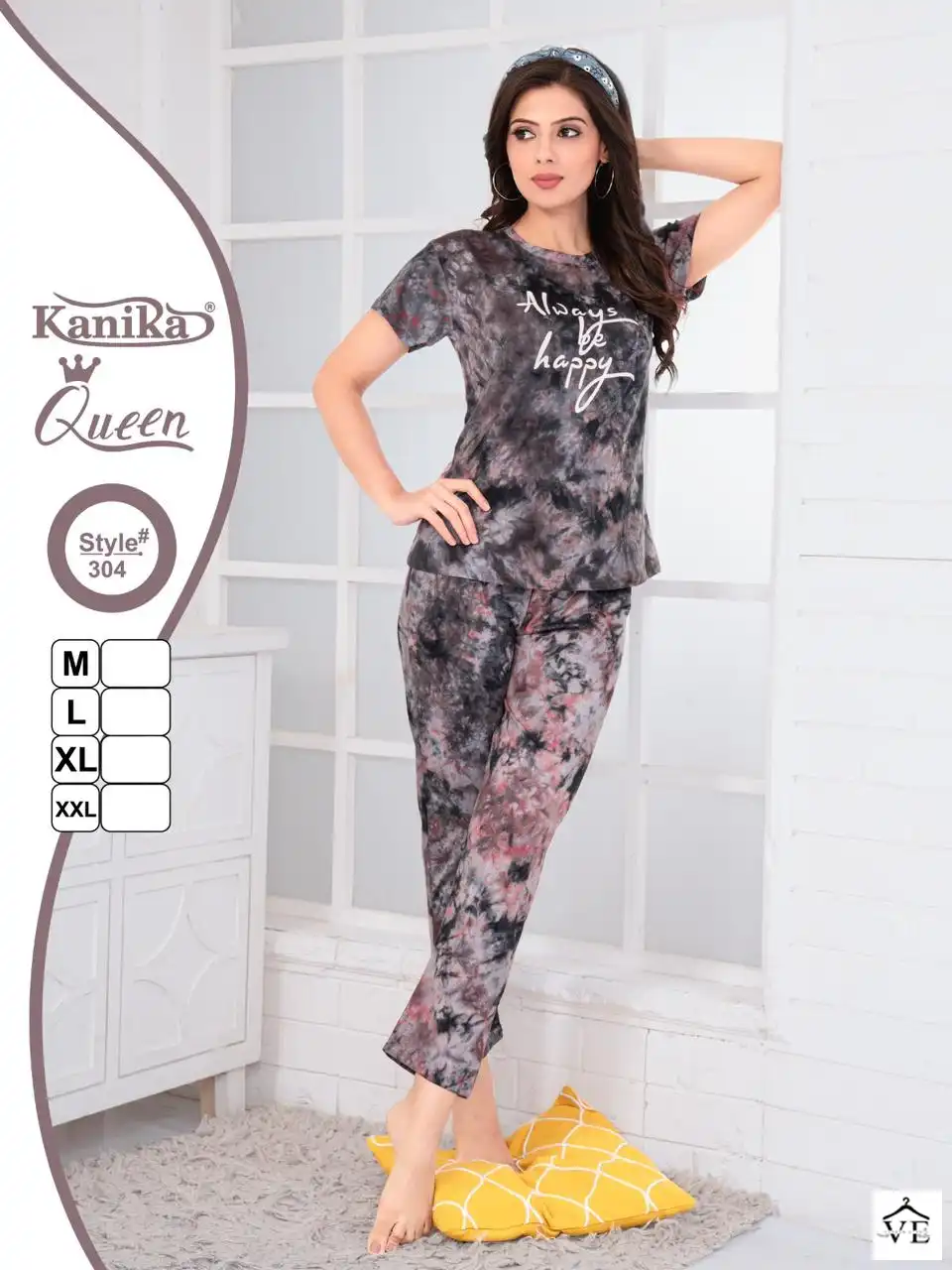 Kanika Queen Vol 3 Hosiery Cotton Wholesale Night Suit Catalog — Wholesale Kurtis, MPA wholesale from Surat - Gallery Image 5