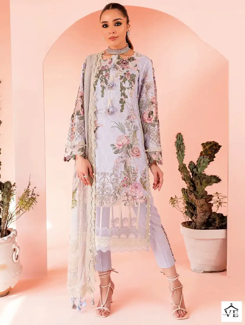 Aasha Designer Queen's-2 Pure Cotton Wholesale Pakistani Suits Catalog — Wholesale Salwar Suits, MPA wholesale from Surat — view 1