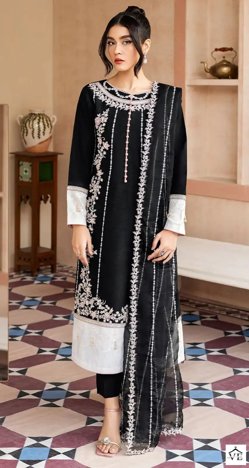 Ramsha R 1031 Nx Georgette Wholesale Pakistani Readymade Salwar Suit Catalog — Wholesale Salwar Suits, MPA wholesale from Surat - Gallery Image 2