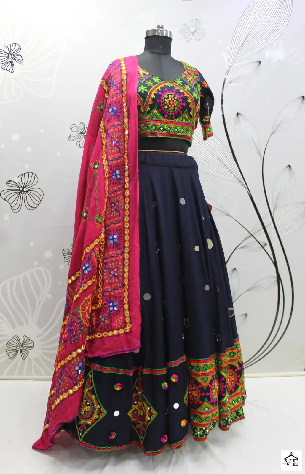 Khushboo Raas Vol 7 Viscose Rayon Wholesale Navratri Lehenga Choli Catalog — Wholesale Lehenga, MPA wholesale from Surat - Gallery Image 14