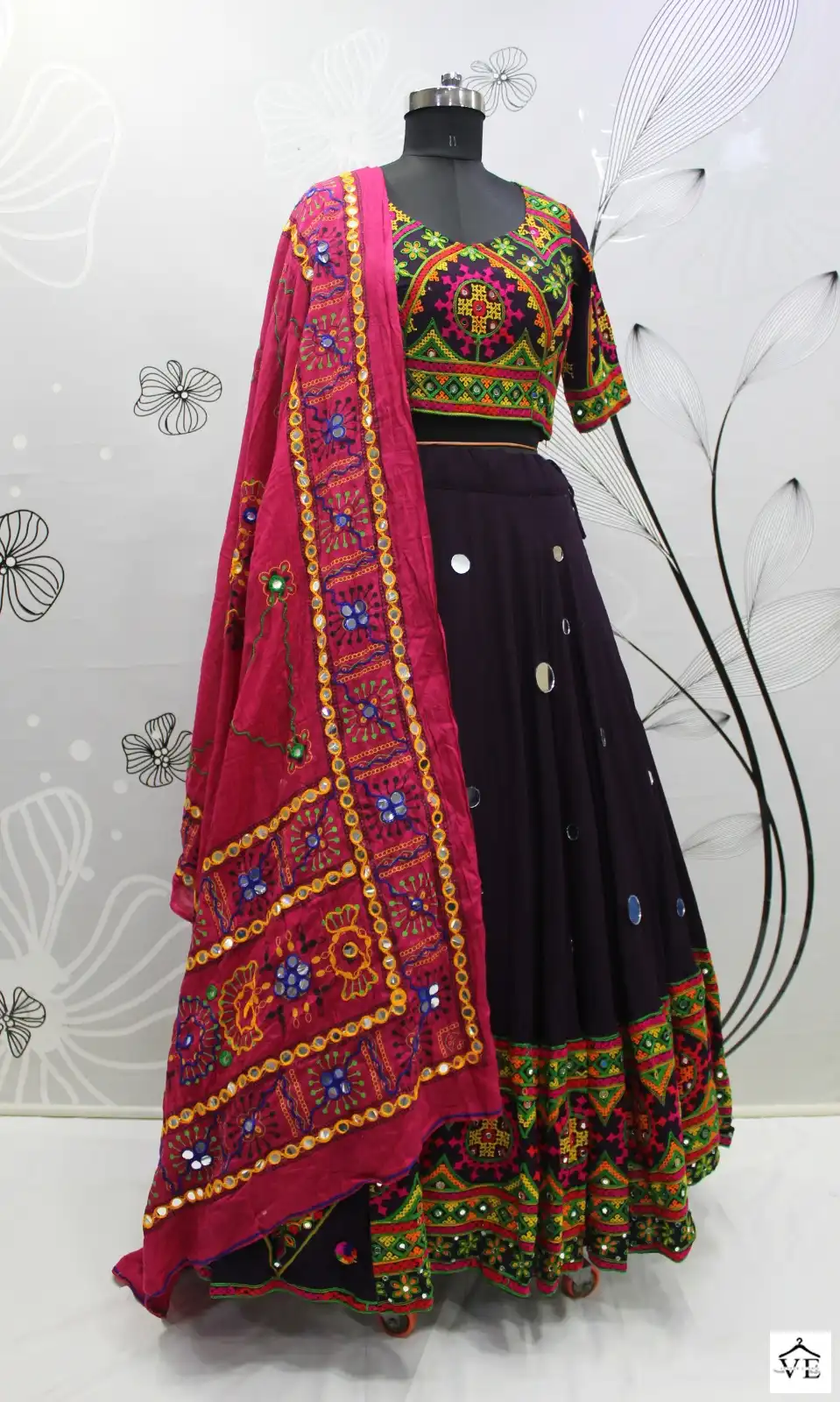Khushboo Raas Vol 7 Viscose Rayon Wholesale Navratri Lehenga Choli Catalog — Wholesale Lehenga, MPA wholesale from Surat - Gallery Image 19