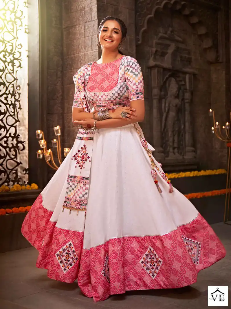 Shubhkala Raas Vol 8 Jacqard Cotton Wholesale Lehenga Catalog — Wholesale Lehenga, MPA wholesale from Surat - Gallery Image 2