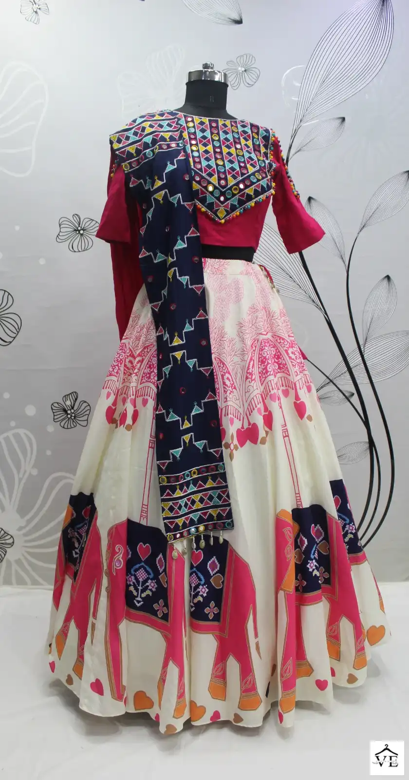 Shubhkala Raas Vol 8 Jacqard Cotton Wholesale Lehenga Catalog — Wholesale Lehenga, MPA wholesale from Surat - Gallery Image 11