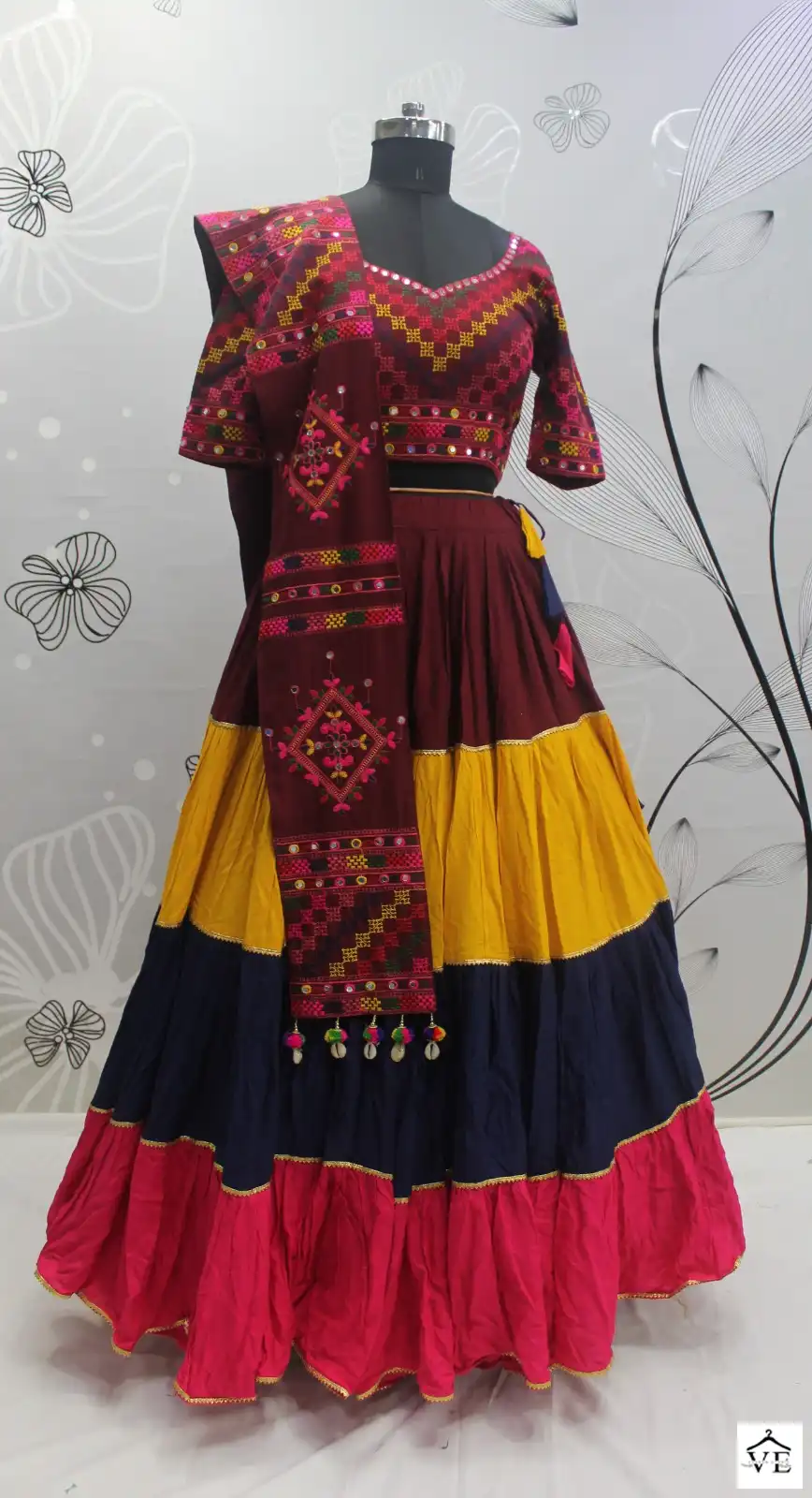 Shubhkala Raas Vol 8 Jacqard Cotton Wholesale Lehenga Catalog — Wholesale Lehenga, MPA wholesale from Surat - Gallery Image 15
