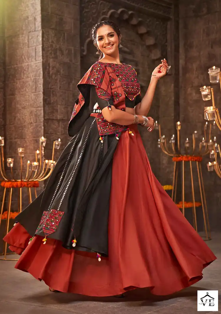 Shubhkala Raas Vol 8 Jacqard Cotton Wholesale Lehenga Catalog — Wholesale Lehenga, MPA wholesale from Surat - Gallery Image 3