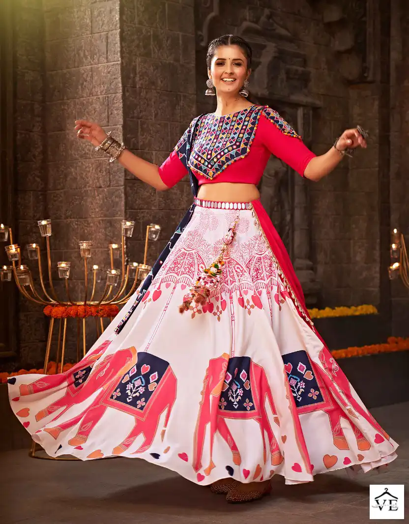 Shubhkala Raas Vol 8 Jacqard Cotton Wholesale Lehenga Catalog — Wholesale Lehenga, MPA wholesale from Surat - Gallery Image 4