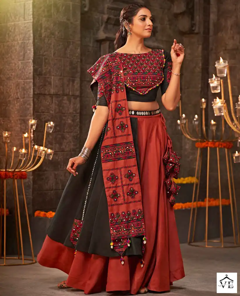 Shubhkala Raas Vol 8 Jacqard Cotton Wholesale Lehenga Catalog — Wholesale Lehenga, MPA wholesale from Surat — view 1
