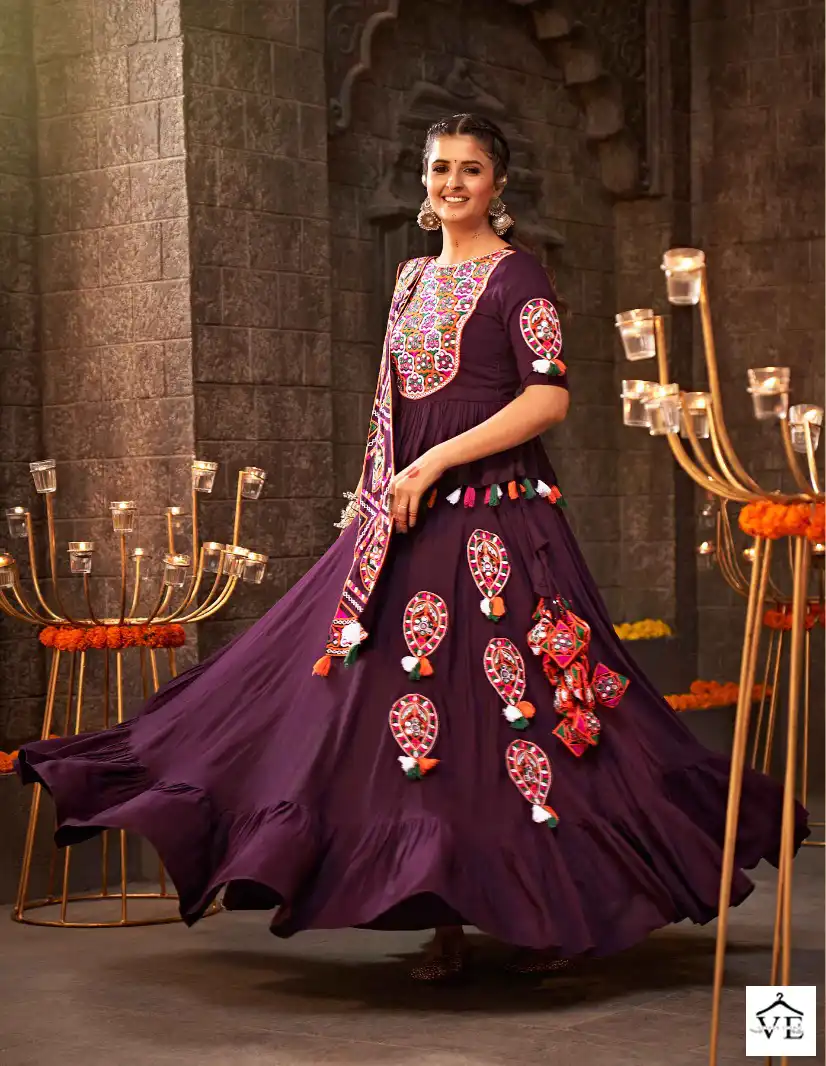 Shubhkala Raas Vol 8 Jacqard Cotton Wholesale Lehenga Catalog — Wholesale Lehenga, MPA wholesale from Surat - Gallery Image 9