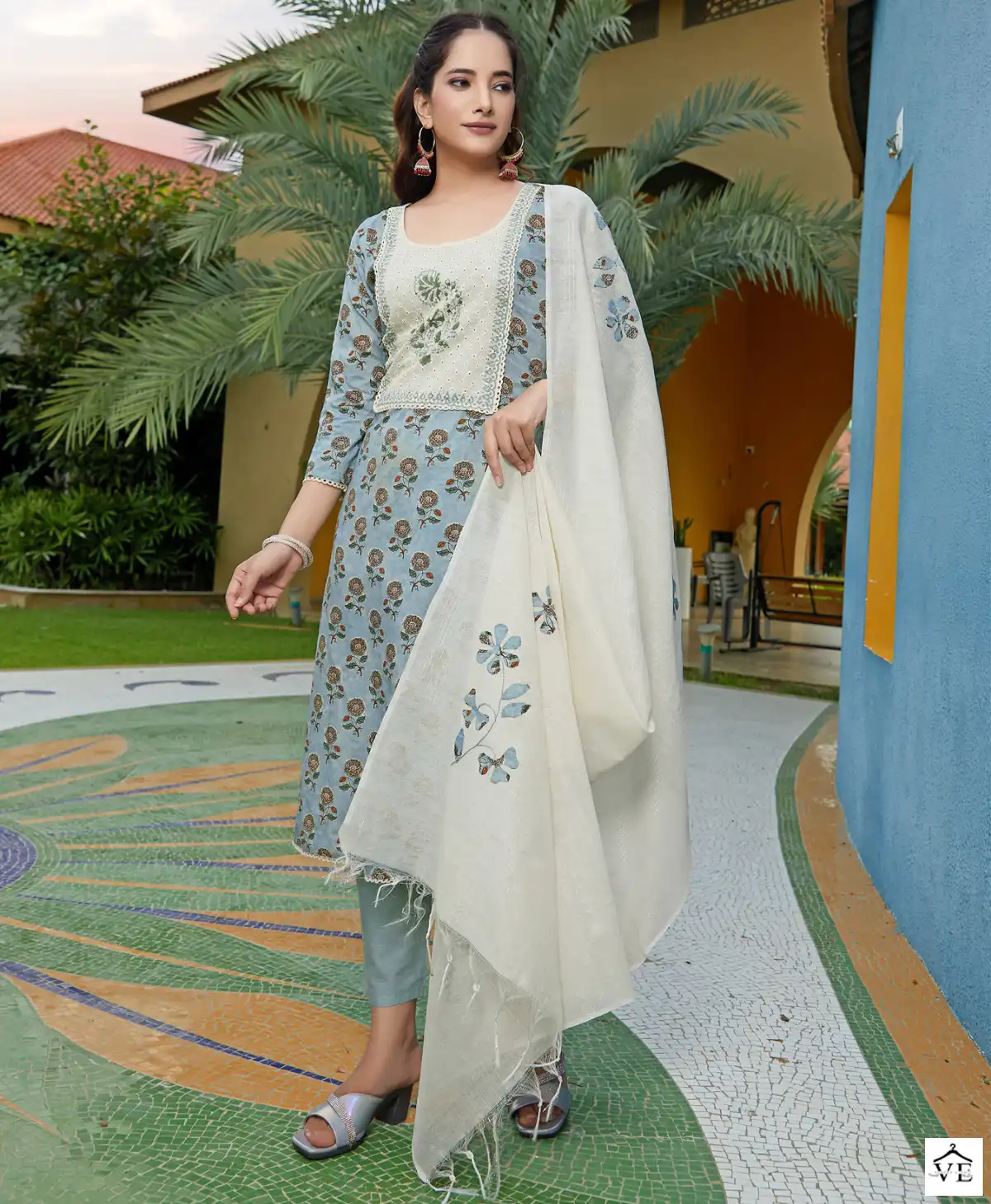 Pirohi Rajavir Cotton 60*60 Wholesale Readymade Salwar Suit Catalog — Wholesale Salwar Suits, MPA wholesale from Surat — view 1