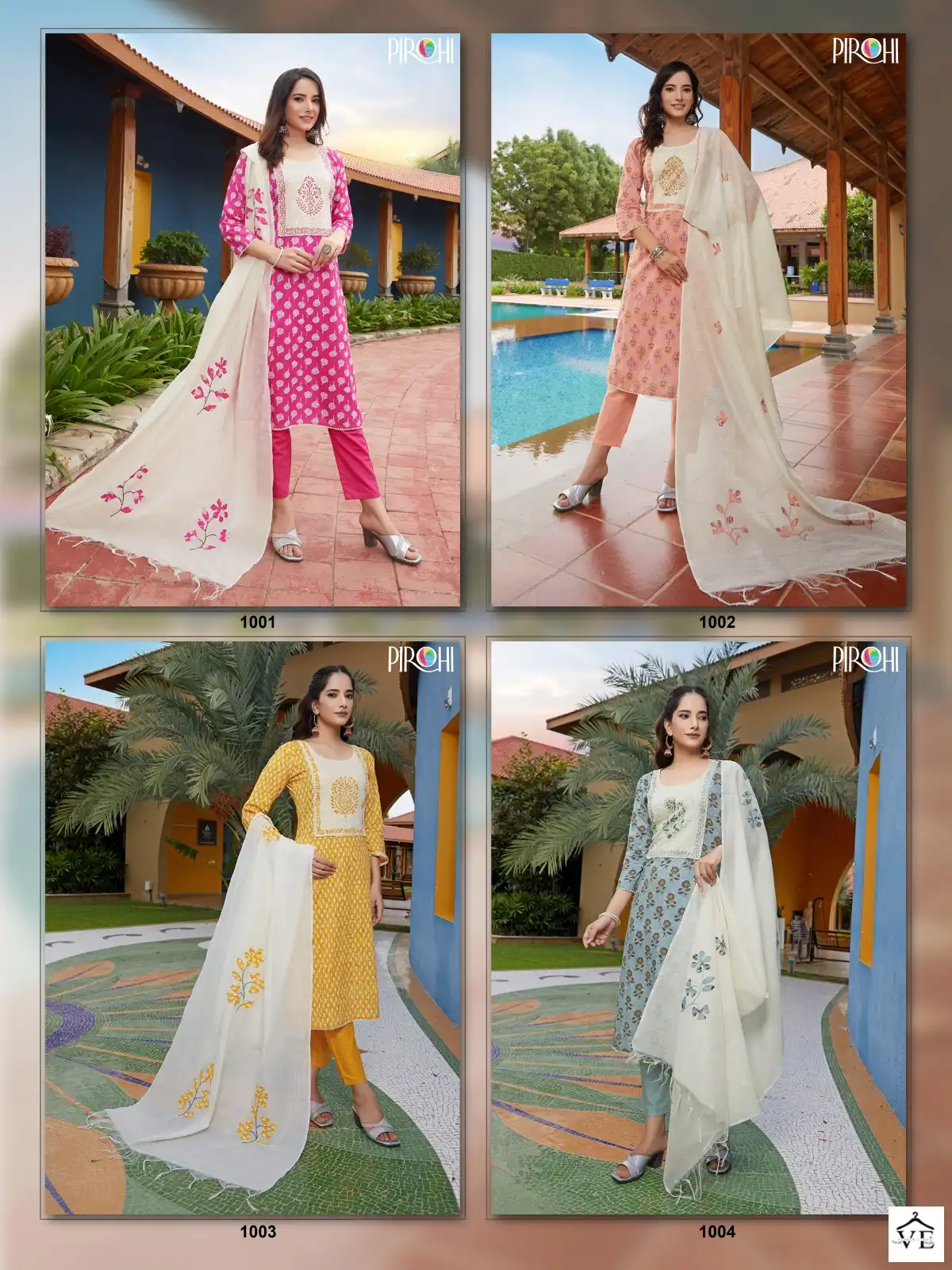 Pirohi Rajavir Cotton 60*60 Wholesale Readymade Salwar Suit Catalog — Wholesale Salwar Suits, MPA wholesale from Surat — view 5