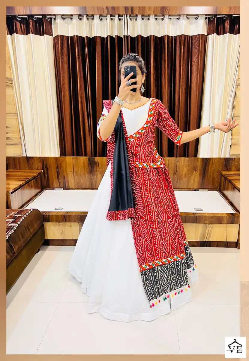 Aawiya Rajwadi Vol-7 Pure Cotton Silk Wholesale Navratri Lehenga Choli Catalog — Wholesale Lehenga, MPA wholesale from Surat — view 2