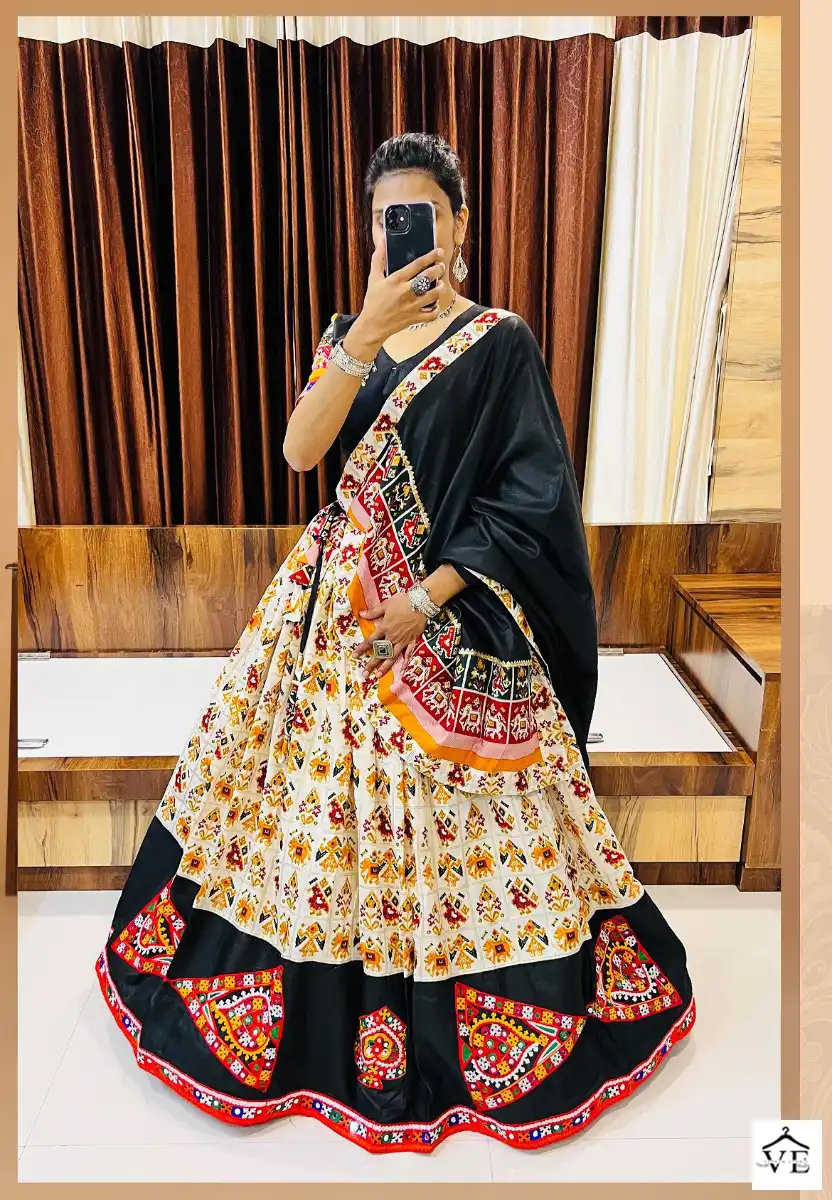 Aawiya Rajwadi Vol-7 Pure Cotton Silk Wholesale Navratri Lehenga Choli Catalog — Wholesale Lehenga, MPA wholesale from Surat — view 8