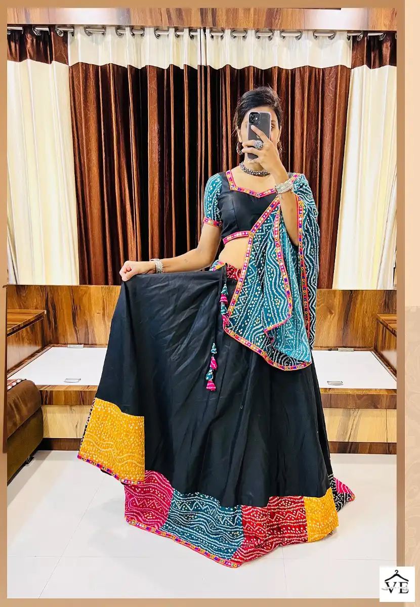 Aawiya Rajwadi Vol-7 Pure Cotton Silk Wholesale Navratri Lehenga Choli Catalog — Wholesale Lehenga, MPA wholesale from Surat — view 10