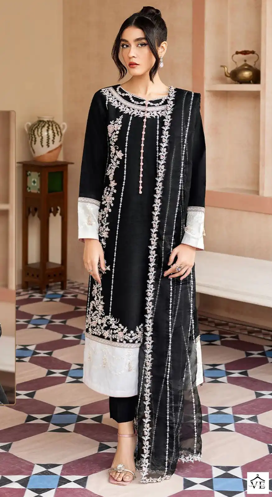 Ramsha R 1031 Nx Georgette Wholesale Pakistani Readymade Salwar Suit Catalog — Wholesale Salwar Suits, MPA wholesale from Surat - Gallery Image 6