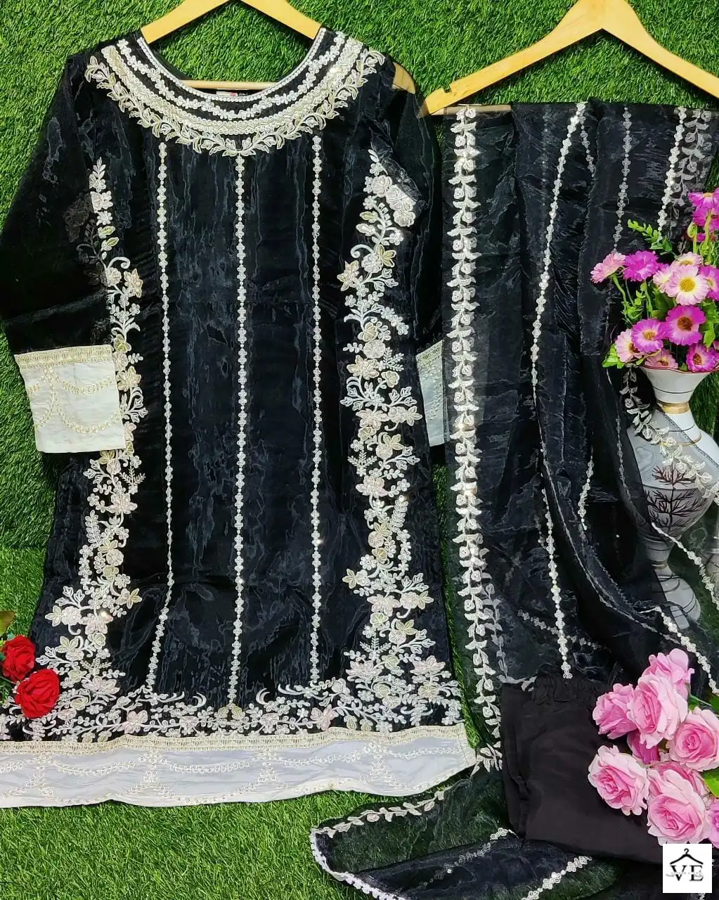 Ramsha R 1031 Nx Georgette Wholesale Pakistani Readymade Salwar Suit Catalog — Wholesale Salwar Suits, MPA wholesale from Surat - Gallery Image 7