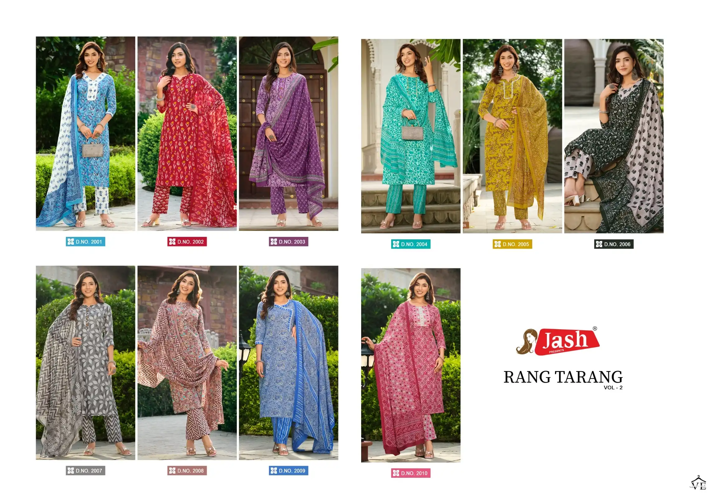 Jash Rang Tarang Vol 2 Cotton Wholesale Readymade Salwar Suit Catalog — Wholesale Salwar Suits, MPA wholesale from Surat — view 11
