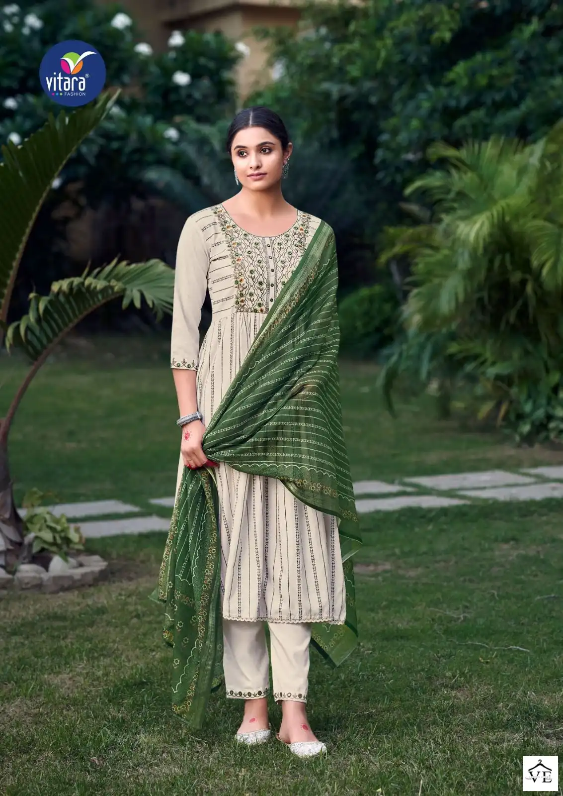 Vitara Rasiya Cotton Wholesale Readymade Suit Catalog — Wholesale Salwar Suits, MPA wholesale from Surat - Gallery Image 4