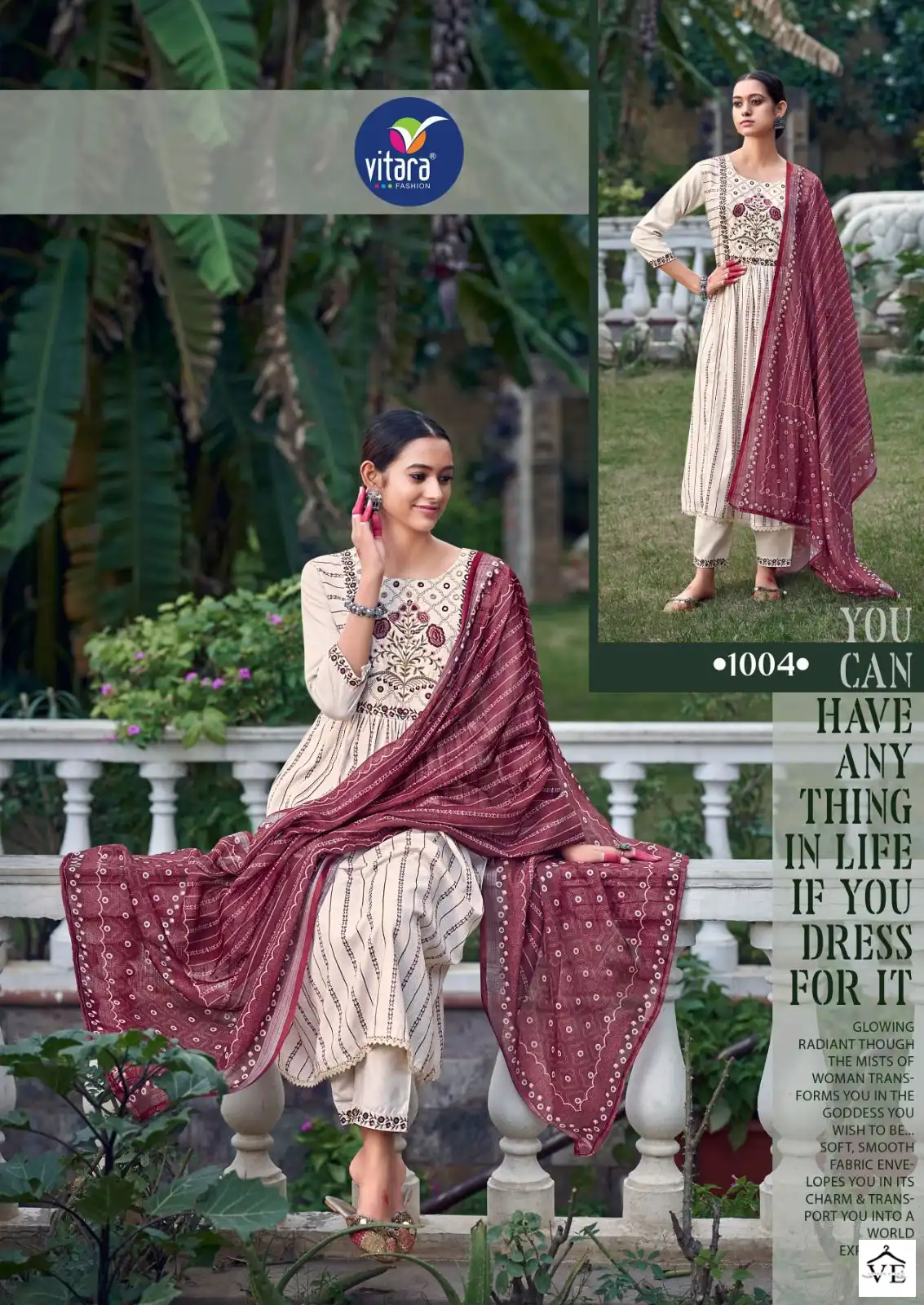 Vitara Rasiya Cotton Wholesale Readymade Suit Catalog — Wholesale Salwar Suits, MPA wholesale from Surat - Gallery Image 3