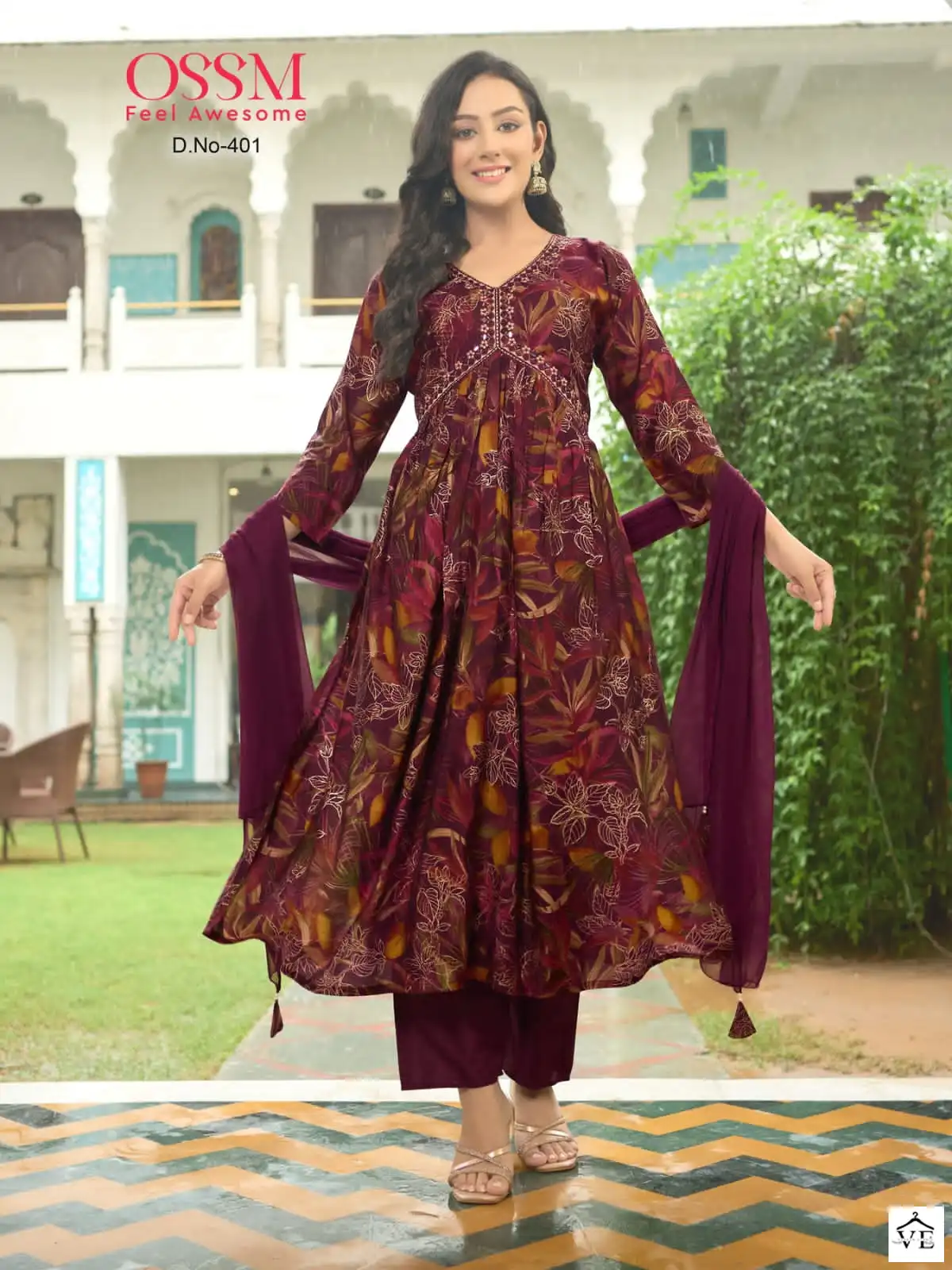 Ossm Resham Vol 4 Premium Chanderi Wholesale Readymade Suit Catalog — Wholesale Salwar Suits, MPA wholesale from Surat - Gallery Image 3