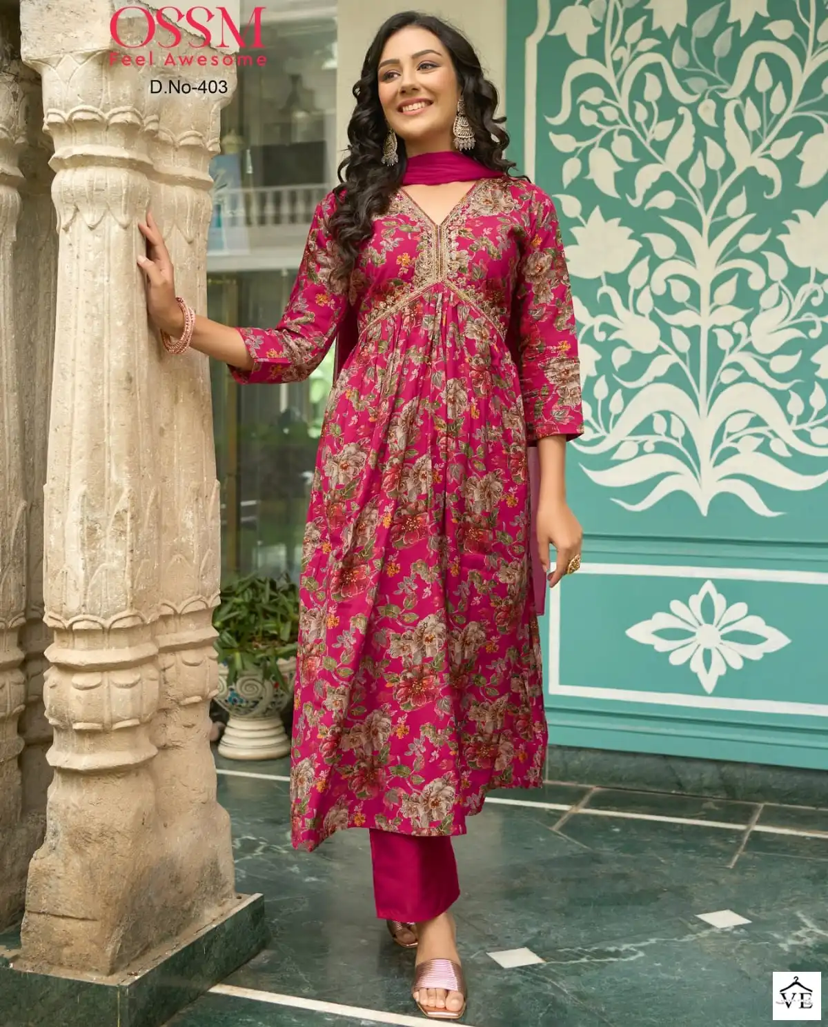 Ossm Resham Vol 4 Premium Chanderi Wholesale Readymade Suit Catalog — Wholesale Salwar Suits, MPA wholesale from Surat — view 1