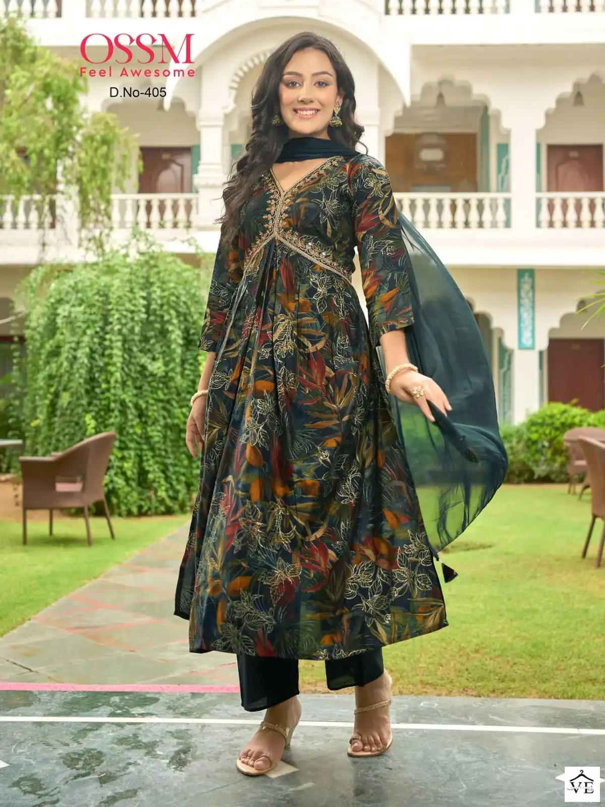 Ossm Resham Vol 4 Premium Chanderi Wholesale Readymade Suit Catalog — Wholesale Salwar Suits, MPA wholesale from Surat - Gallery Image 6