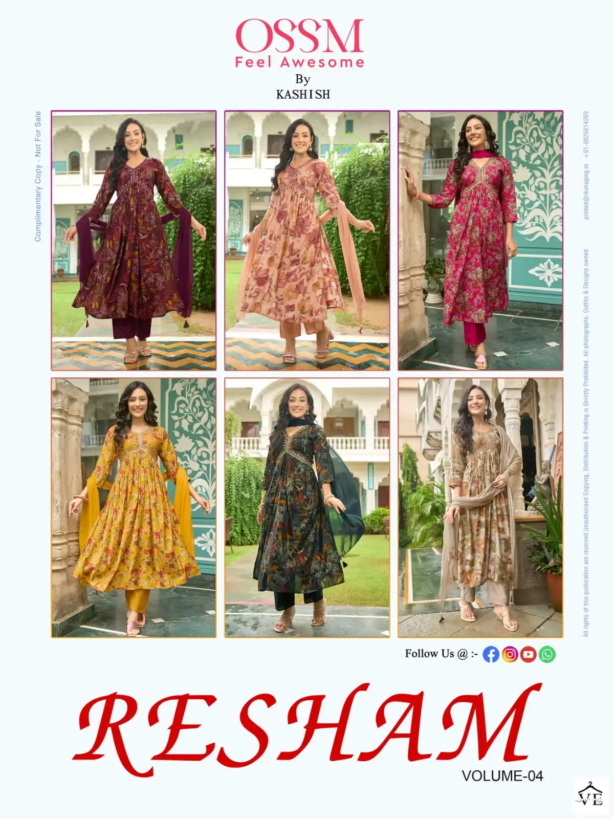 Ossm Resham Vol 4 Premium Chanderi Wholesale Readymade Suit Catalog — Wholesale Salwar Suits, MPA wholesale from Surat — view 7