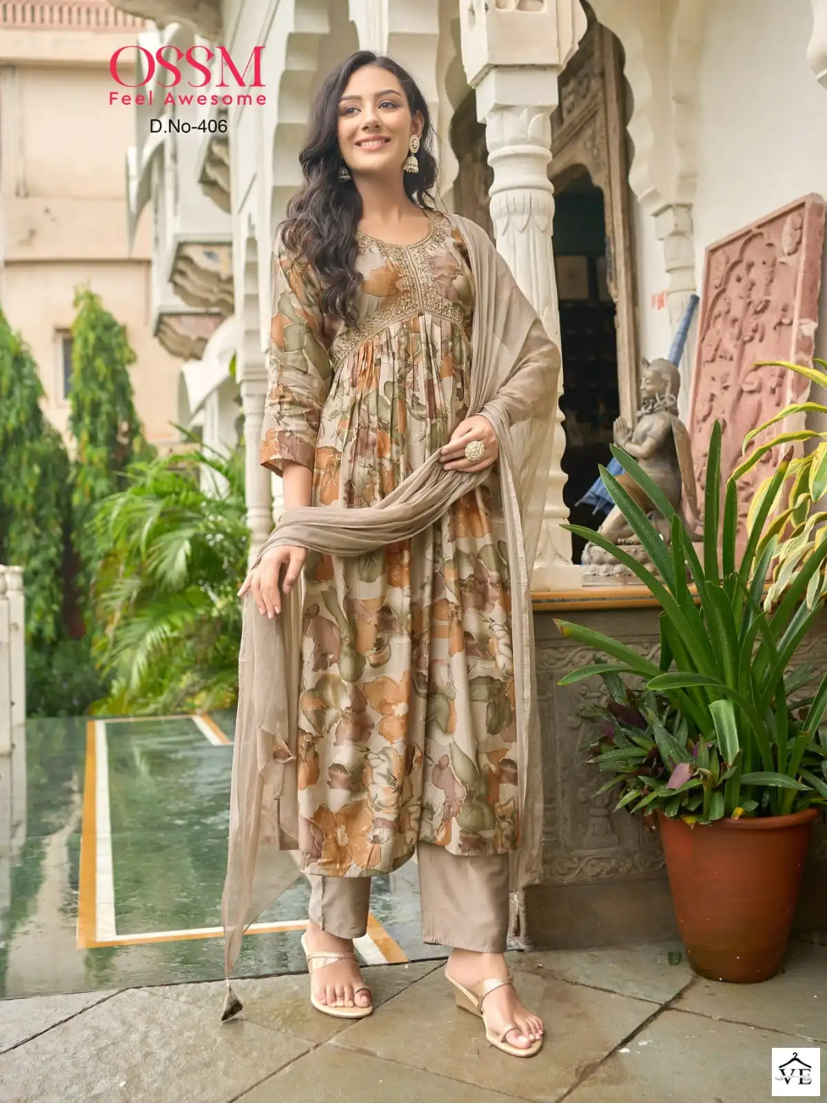 Ossm Resham Vol 4 Premium Chanderi Wholesale Readymade Suit Catalog — Wholesale Salwar Suits, MPA wholesale from Surat - Gallery Image 2