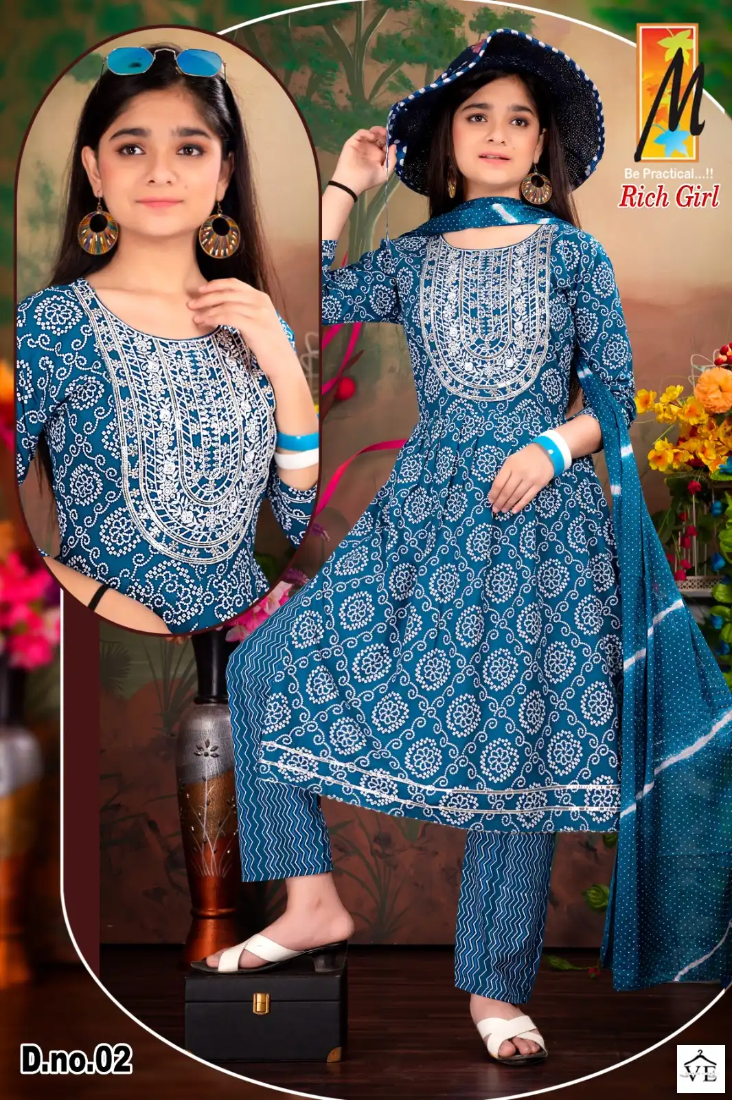 Master Rich Girl Rayon Wholesale Readymade Salwar Suit Catalog — Wholesale Salwar Suits, MPA wholesale from Surat - Gallery Image 3