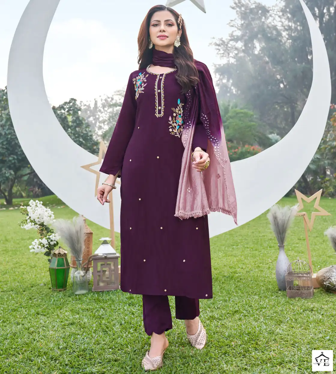 Vivils Rivaaz Vol 4 Modal Silk Wholesale Readymade Suit Catalog — Wholesale Salwar Suits, MPA wholesale from Surat — view 1