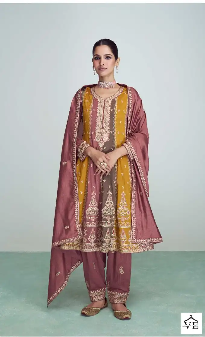 Aashirwad Riwaaz Aashirwad Wholesale Readymade Designer Suits Catalog — Wholesale Salwar Suits, Aashirwad Creation wholesale from Surat - Gallery Image 4