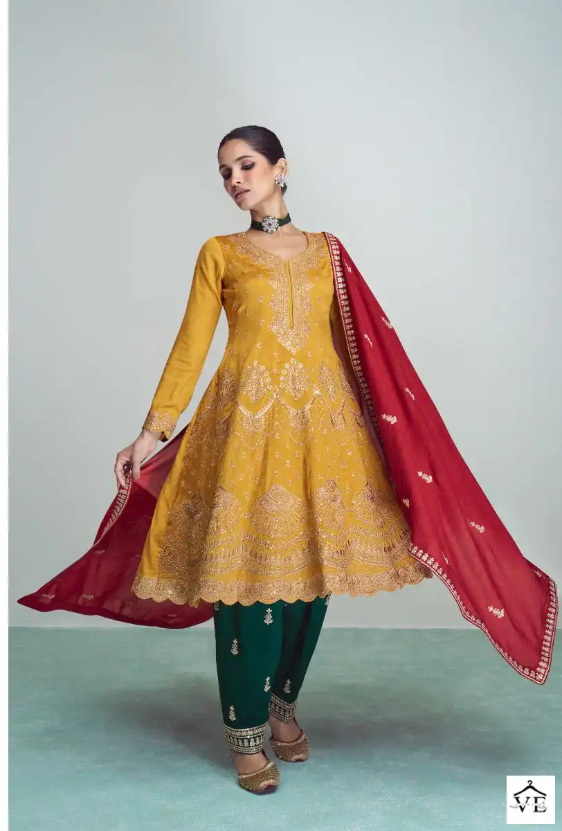Aashirwad Riwaaz Aashirwad Wholesale Readymade Designer Suits Catalog — Wholesale Salwar Suits, Aashirwad Creation wholesale from Surat - Gallery Image 2