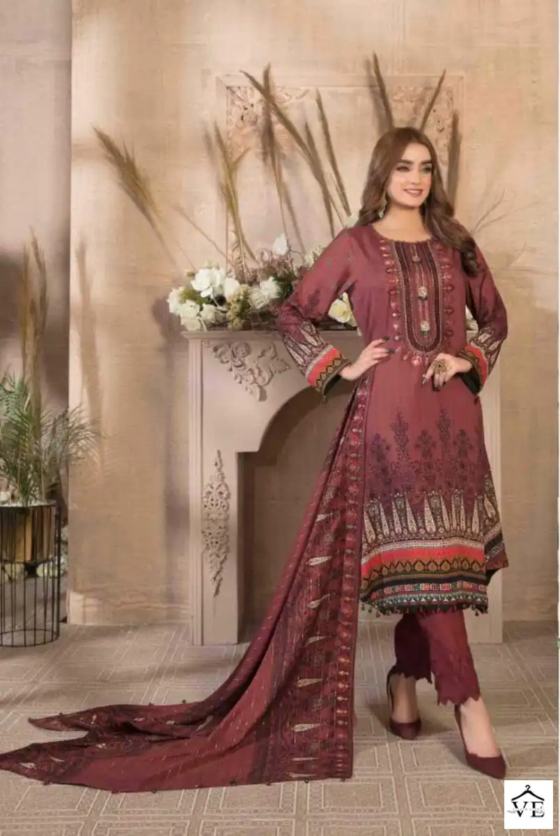 Agha Noor Riwayat Vol 1 Lawn Cotton Wholesale Pakistani Suit Catalog — Wholesale Salwar Suits, MPA wholesale from Surat - Gallery Image 6