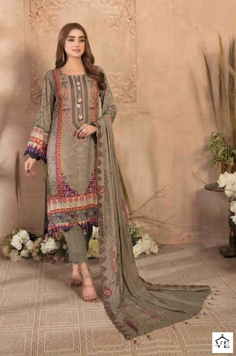 Agha Noor Riwayat Vol 1 Lawn Cotton Wholesale Pakistani Suit Catalog — Wholesale Salwar Suits, MPA wholesale from Surat - Gallery Image 10