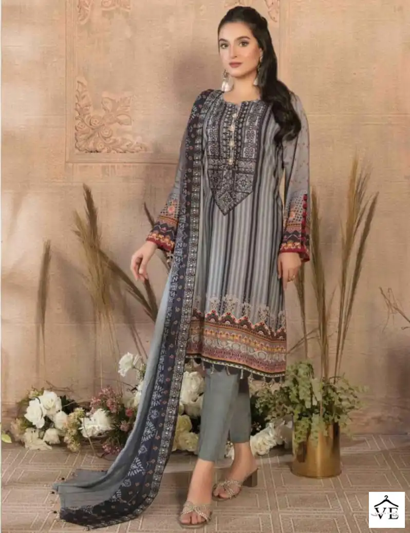 Agha Noor Riwayat Vol 1 Lawn Cotton Wholesale Pakistani Suit Catalog — Wholesale Salwar Suits, MPA wholesale from Surat — view 1