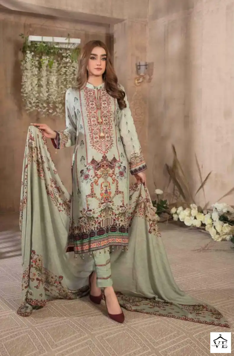 Agha Noor Riwayat Vol 1 Lawn Cotton Wholesale Pakistani Suit Catalog — Wholesale Salwar Suits, MPA wholesale from Surat - Gallery Image 4