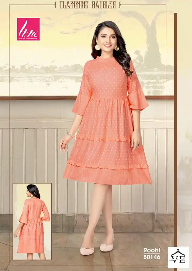 Mayra Roohi Heavy Viscose Rayon Wholesale Kurti Catalog — Wholesale Kurtis, MPA wholesale from Surat - Gallery Image 8