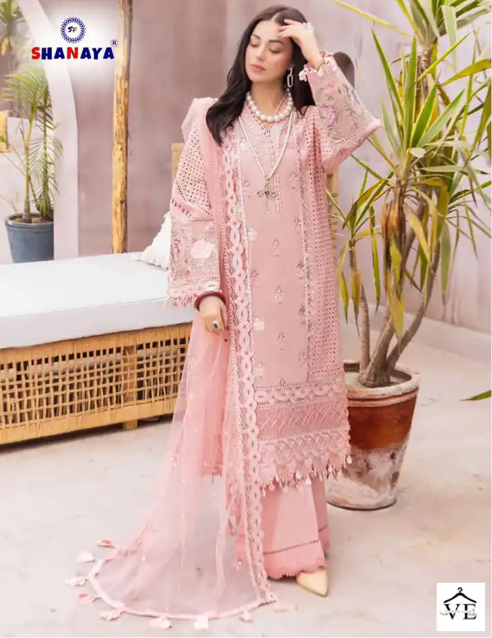 Shanaya Rose Adan Libas Cambric Cotton Wholesale Pakistani Suits Catalog — Wholesale Salwar Suits, MPA wholesale from Surat — view 1