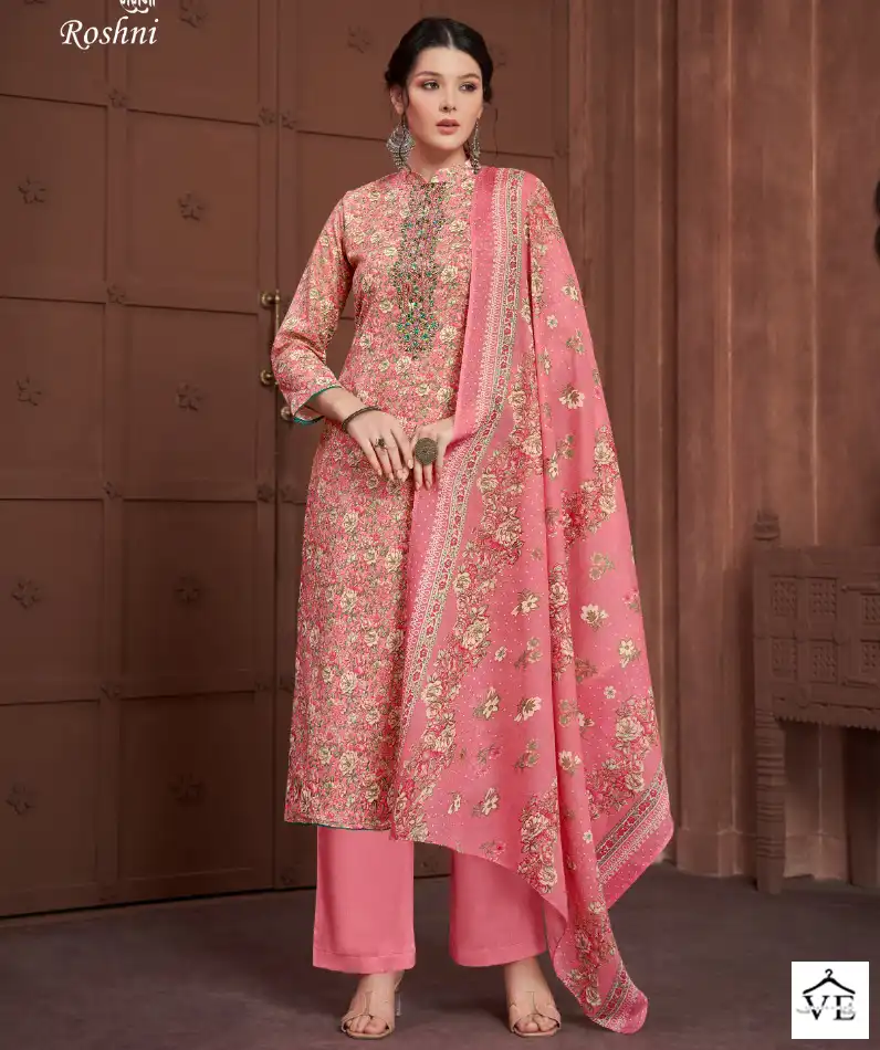 Harshit Fashion Roshni Cotton Wholesale Salwar Suit Catalog — Wholesale Salwar Suits, MPA wholesale from Surat — view 1