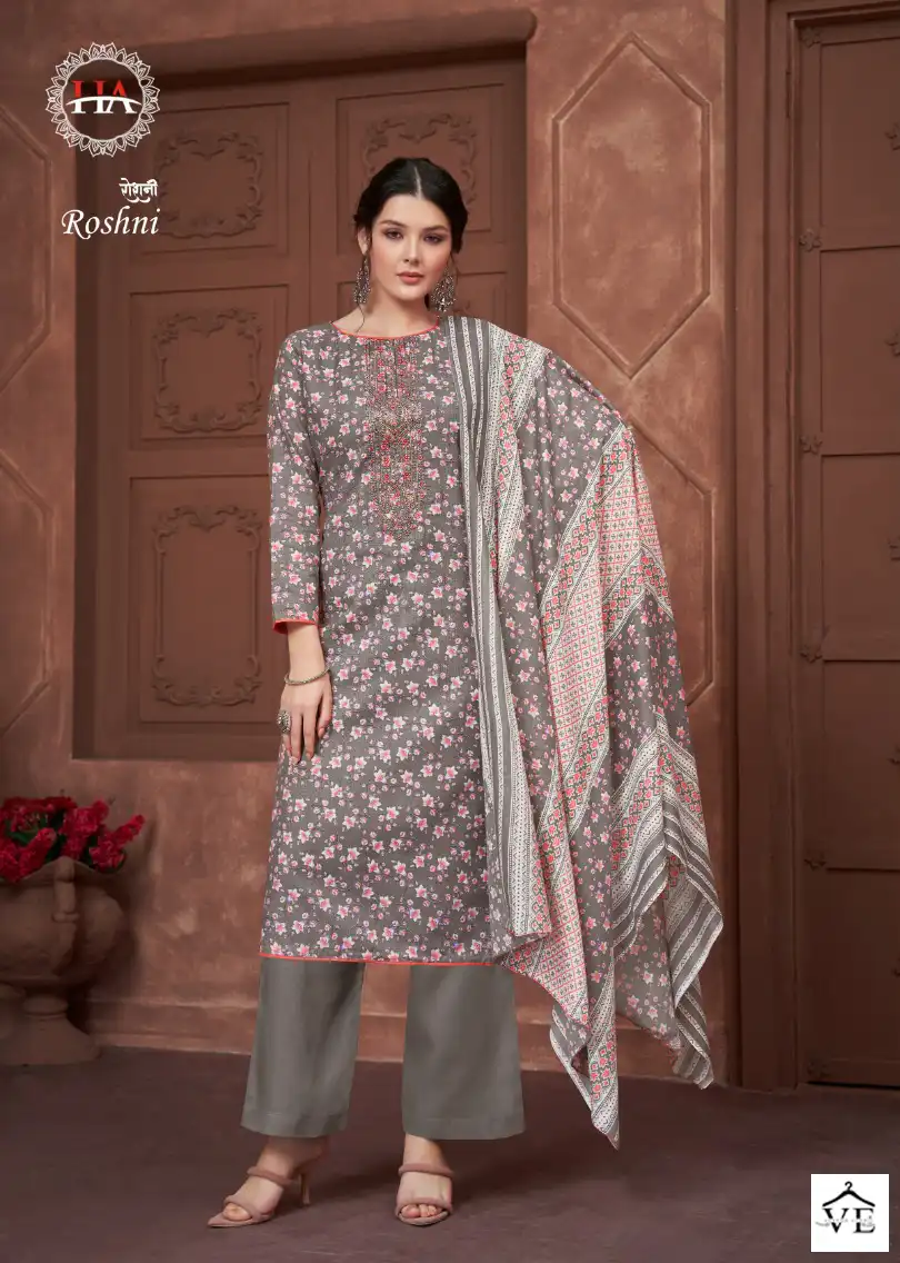 Harshit Fashion Roshni Cotton Wholesale Salwar Suit Catalog — Wholesale Salwar Suits, MPA wholesale from Surat - Gallery Image 5
