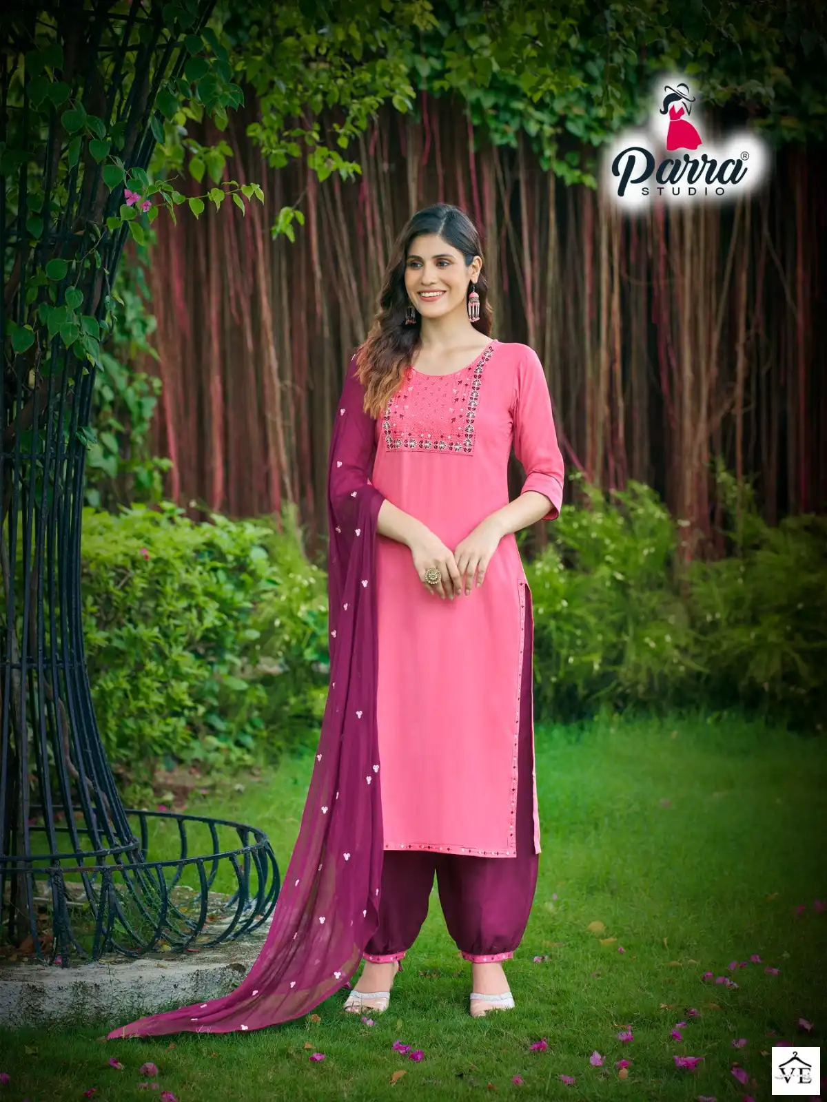 Parra Studio Rung Vol 1 Pure Rayon 14 Kg Wholesale Readymade Suit Catalog — Wholesale Salwar Suits, MPA wholesale from Surat — view 6