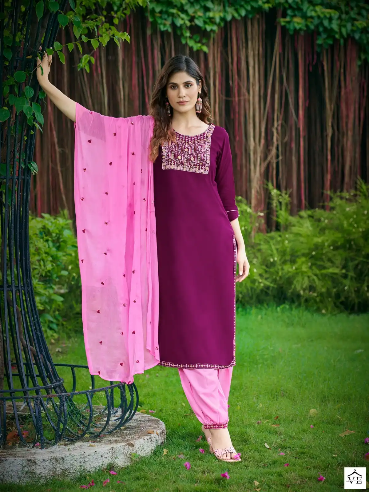 Parra Studio Rung Vol 1 Pure Rayon 14 Kg Wholesale Readymade Suit Catalog — Wholesale Salwar Suits, MPA wholesale from Surat — view 4