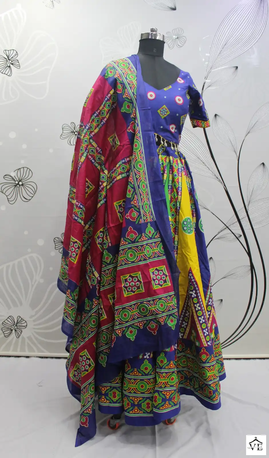 Shubhkala Raas Vol 9 Pure Cotton Wholesale Navratri Lehenga Choli Catalog — Wholesale Lehenga, MPA wholesale from Surat - Gallery Image 6