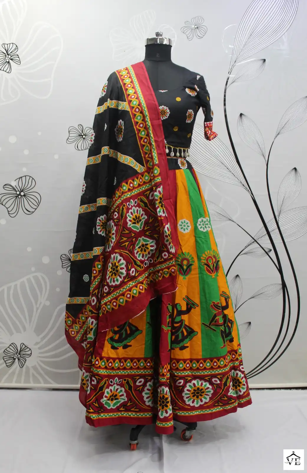 Shubhkala Raas Vol 9 Pure Cotton Wholesale Navratri Lehenga Choli Catalog — Wholesale Lehenga, MPA wholesale from Surat - Gallery Image 4