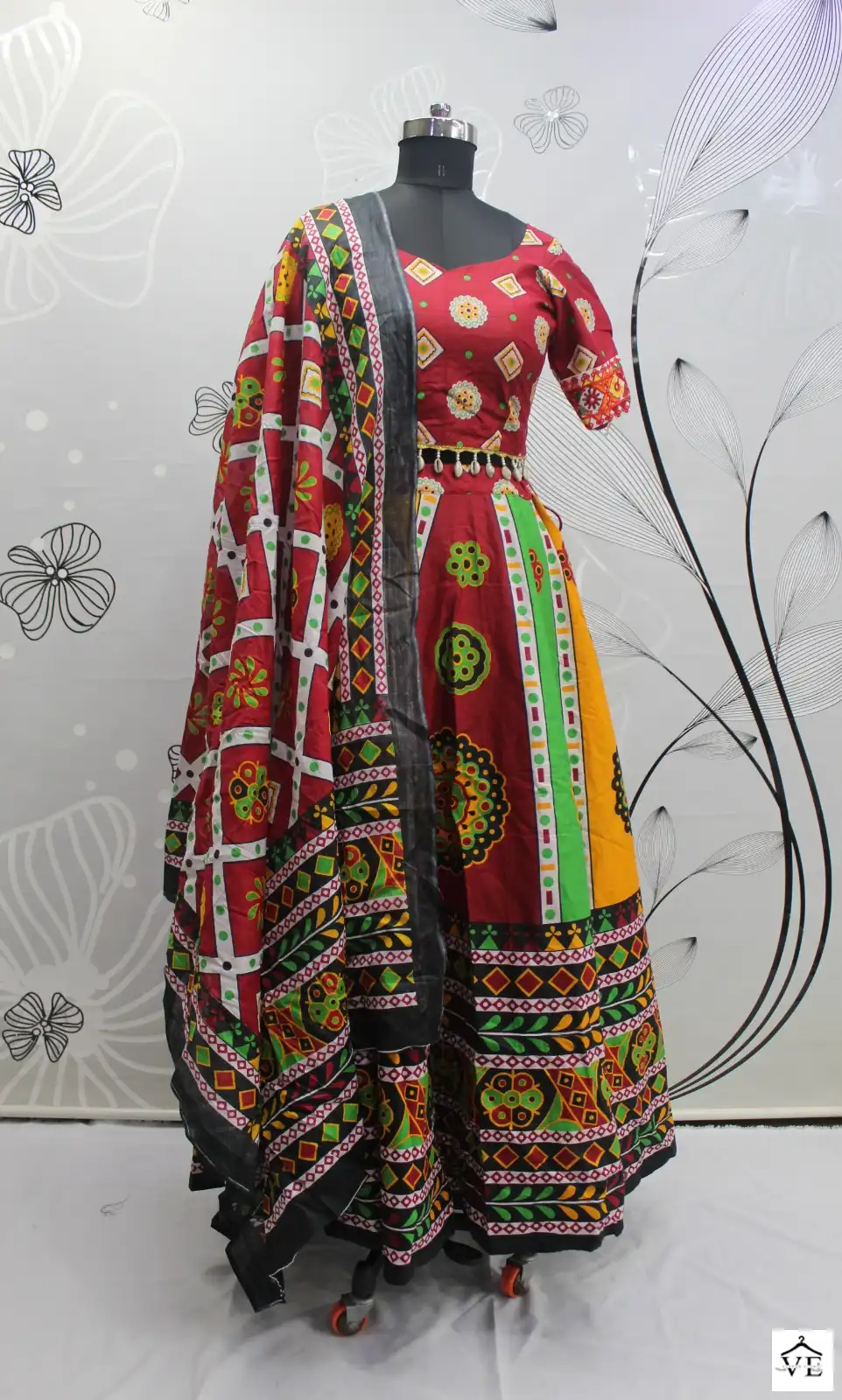 Shubhkala Raas Vol 9 Pure Cotton Wholesale Navratri Lehenga Choli Catalog — Wholesale Lehenga, MPA wholesale from Surat - Gallery Image 5